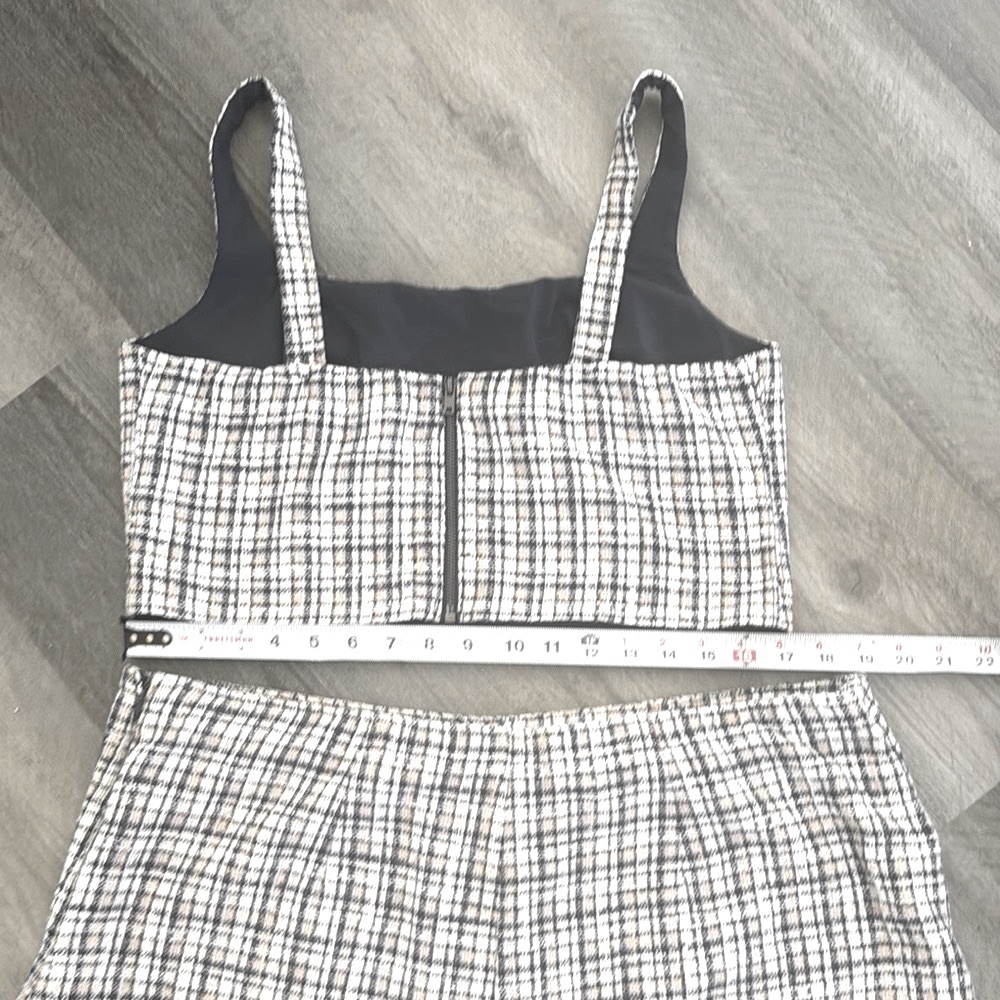 FINAL PRICE *Abercrombie & Fitch White and Blue Checkered Set - Picture 3 of 15